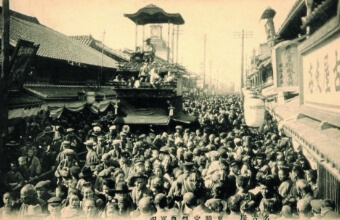 明治43年（1910年）の写真 （名古屋東照宮祭典実況・名古屋市博物館所蔵）