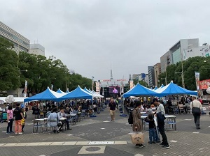 エンゼル広場 エディオン久屋広場ブース 名古屋まつり